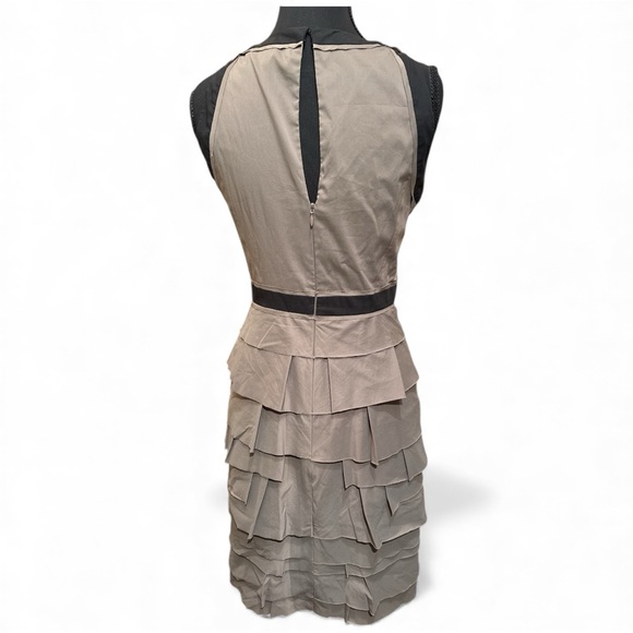 BCBGMaxAzria Brown Ruffled Mini Dress - Picture 3 of 7